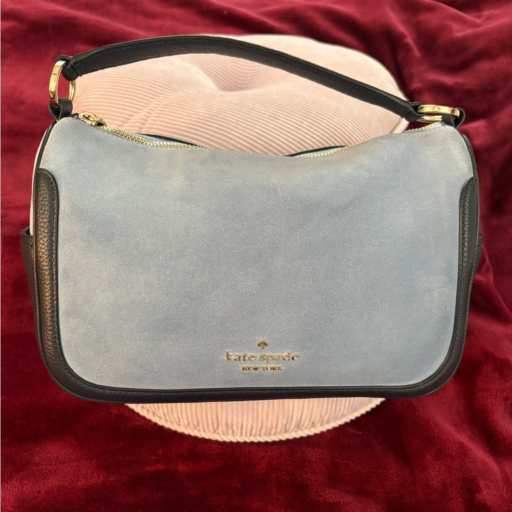 Kate Spade Blue and Black Shoulder Bag